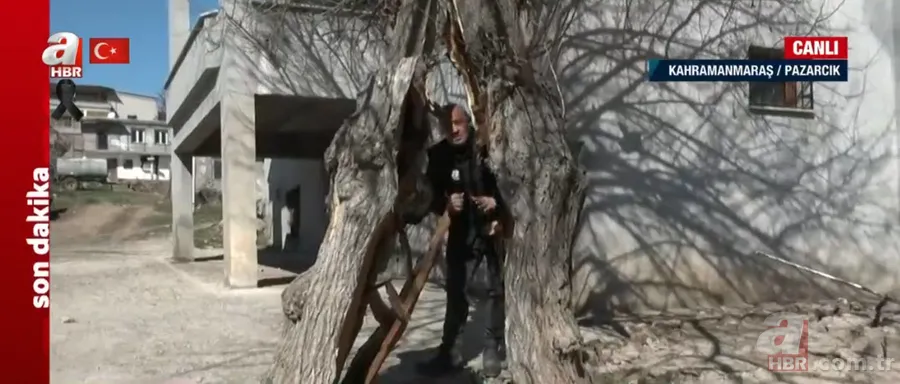 Görenler hayrete düştü! DEPREMİN merkez üssü Kahramanmaraş Pazarcık'ta ÇARPICI manzara... A Haber muhabiri: Meslek hayatımda ilk kez... 16