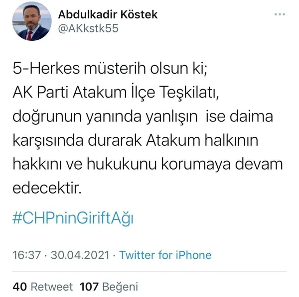 CHP’li Samsun Atakum Belediyesi’nde büyük komedi! CHP Genel Başkanı Kemal Kılıçdaroğlu haklı çıktı: Tıkır tıkır işliyor