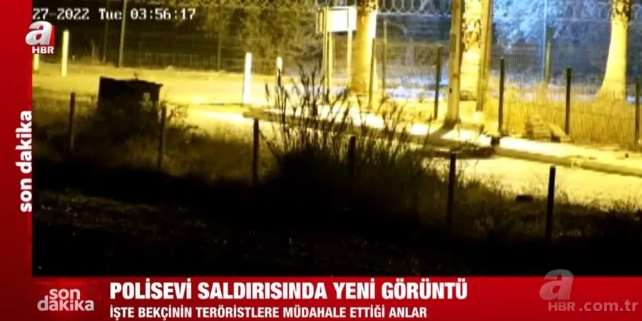 Mersin'deki polisevi saldırısında yeni görüntü! İşte bekçilerin teröristlere müdahale ettiği anlar 8