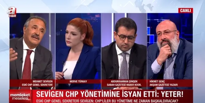 CHP eski Genel Sekreteri Mehmet Sevigen’den A Haber’de CHP ve Kılıçdaroğlu’na çok sert eleştiriler