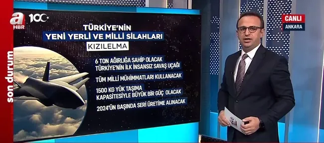 İşte Türkiye’nin yerli silahları! İnsansız süpersonik savaş uçağı Kızılelma, İHA ve SİHA’lar