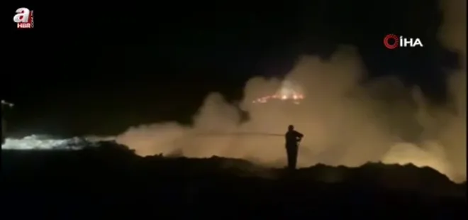 Bingöl'de çöplük alanda çıkan yangın söndürüldü