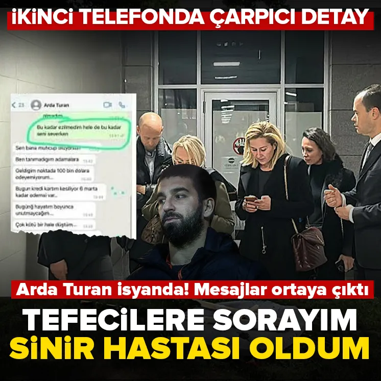 Erzanın ikinci telefonu ortaya çıktı! Arda Turan...