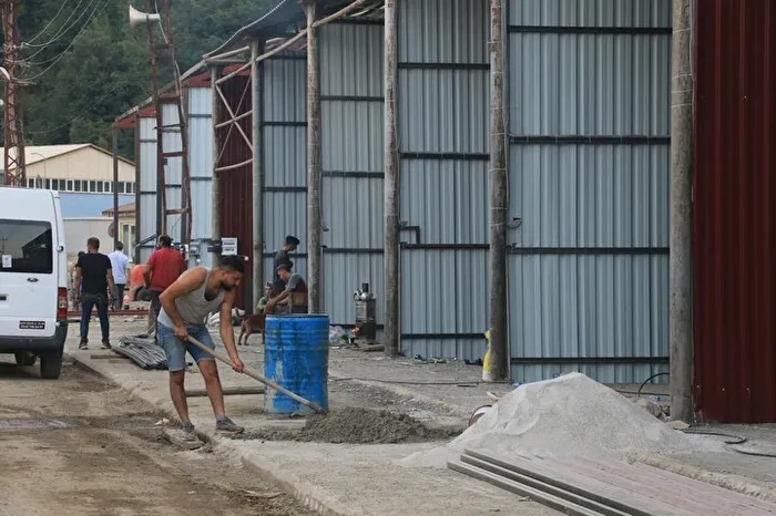 Sinop’ta yaralar sarılıyor: Sanayi sitesine 20 günde yeni dükkanlar kuruldu