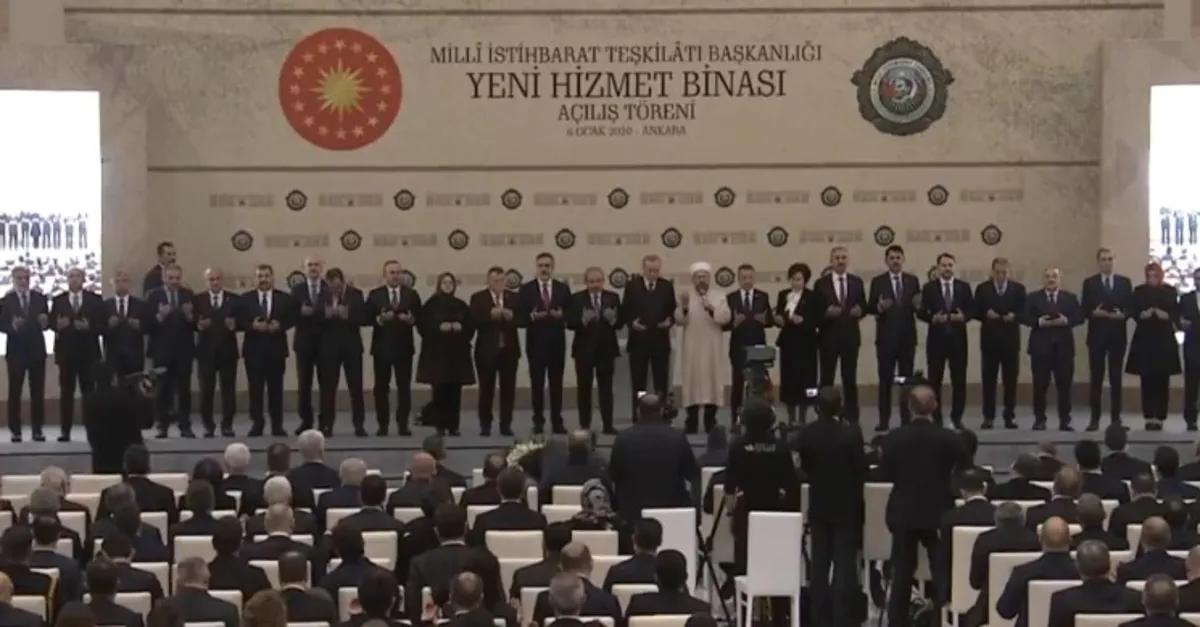 Son dakika: MİT’in yeni binası dualarla açıldı