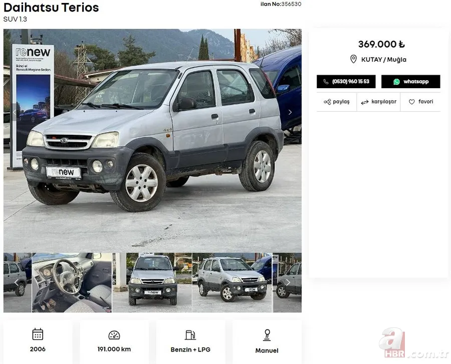 Uyguna İkinci el araç satışı yapıyor! Fiyatlar 230 bin TL’den başlıyor! Fiat, Volkswagen, Hyundai, Peugeot, Renault, Ford, Citroen mollerinin fiyatı ne kadar? 15