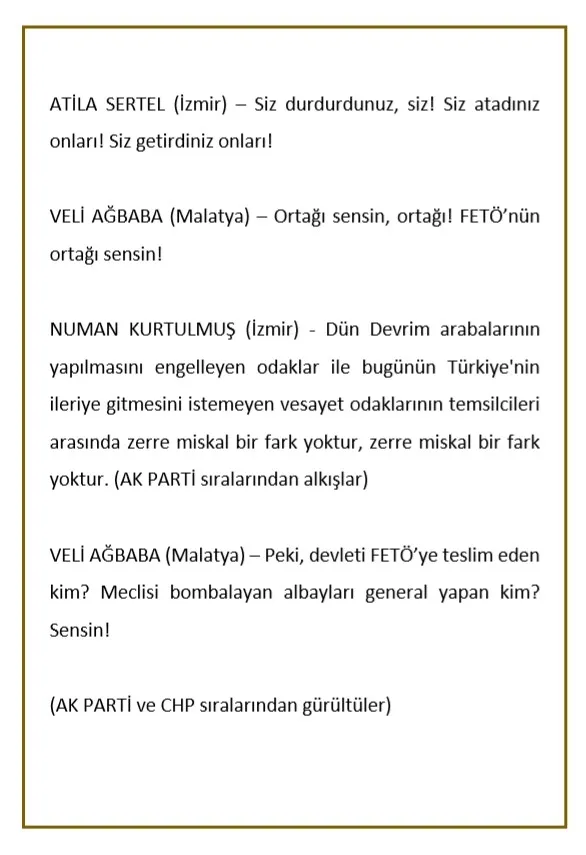 TBMM'den AK Partili vekil Çağatay Kılıç’a küfreden CHP'li vekil Atilla Sertel’e ‘kınama’ cezası - 11