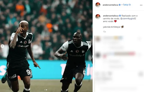 Talisca'dan heyecanlandıran Kartal paylaşımı - 4
