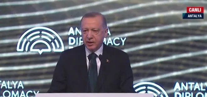 Son dakika: Antalya Diplomasi Forumu başladı! Başkan Erdoğan’dan önemli açıklamalar