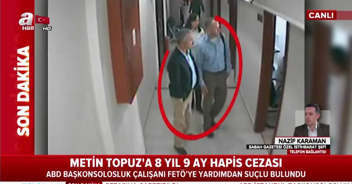 Son dakika: Metin Topuz’a 8 yıl 9 ay hapis cezası! 17 - 25 darbe kalkışmasının kilit isimlerinden biriydi |Video