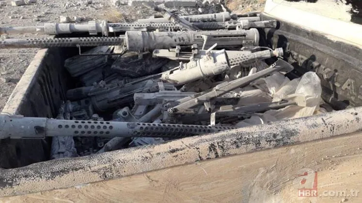 Teröristler, TIR'larla gelen milyonlarca liralık silahı bırakıp kaçtılar 13