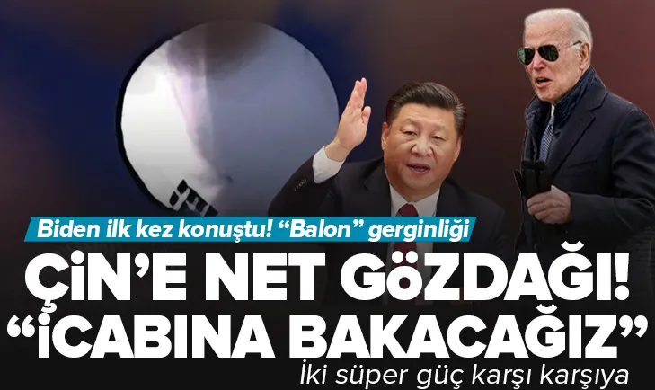 ABD ordusu Çin’in casus balonunu düşürdü!