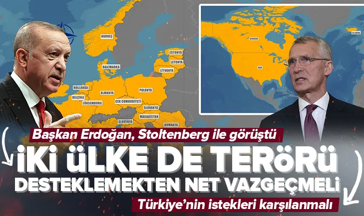 Başkan Erdoğan, Stoltenberg ile görüştü