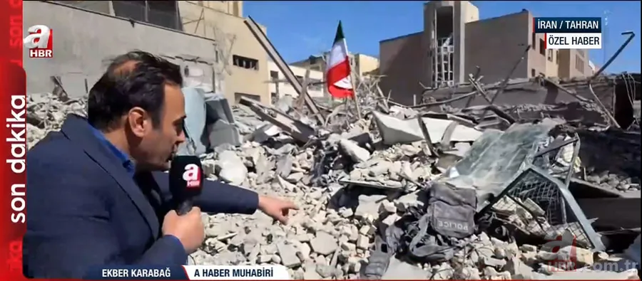 A Haber Tahran’dan görüntüledi! Gülistan Sarayı ve Mütaharri Hastanesi zarar gördü: Polis merkezi yıkıldı 13