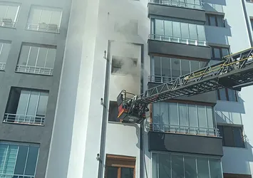 Malatya'da ev yangını