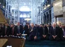 Başkan Ayasofyada Kuran okudu