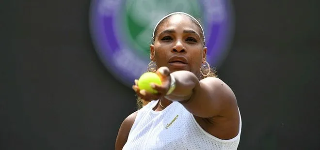 Wimbledon’da Serena Williams’a çimlere zarar verdiği için ceza