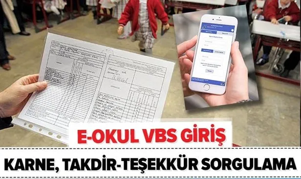 e okul meb gov tr karneler nasil alinacak 2020 karne takdir ve tesekkur sorgulama ekrani