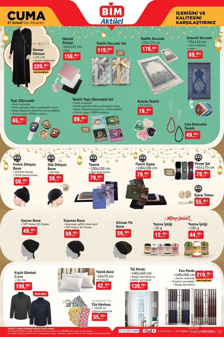 BİM 21 Şubat aktüel kataloğu: Aracı olanlara A'da Z'ye ihtiyaç listesi satışta! 3