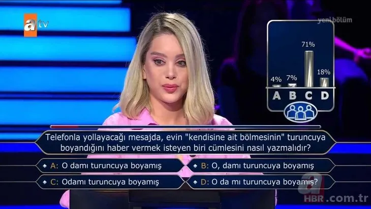 Milyoner'e damga vuran yarışmacı: Bu soruda elenmek marifet ister! ''Onur öğrencisi olarak mezun oldum'' dedi ama...