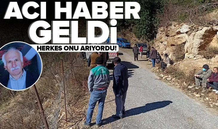 Antalya’da kayıp ihbarı verilen yaşlı adamın cesedi bulundu