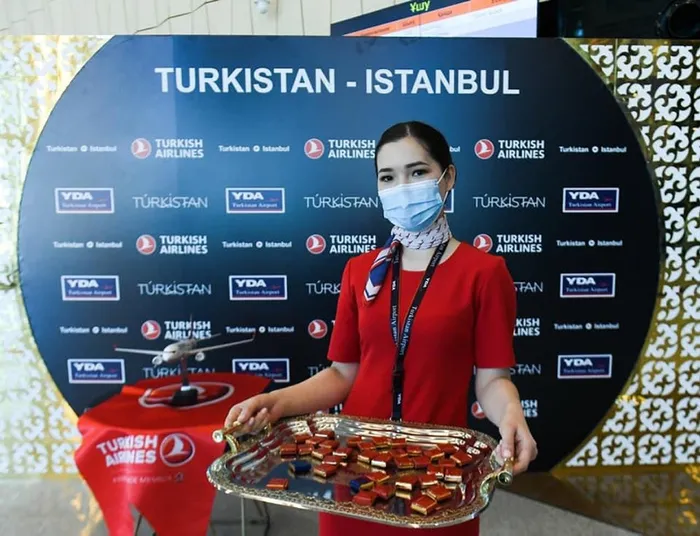 THY Türkistan’a ilk uçuşunu yaptı