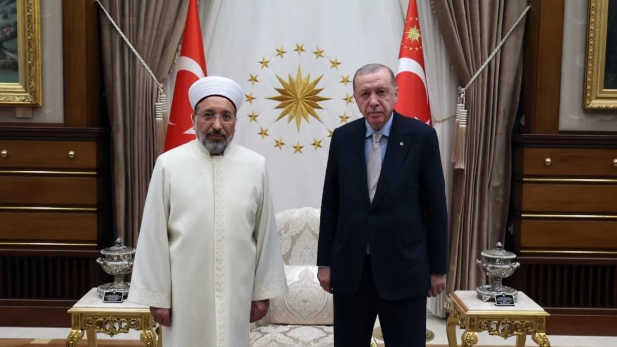 Başkan Erdoğan Diyanet İşleri Başkanı Arpaguş'u kabul etti