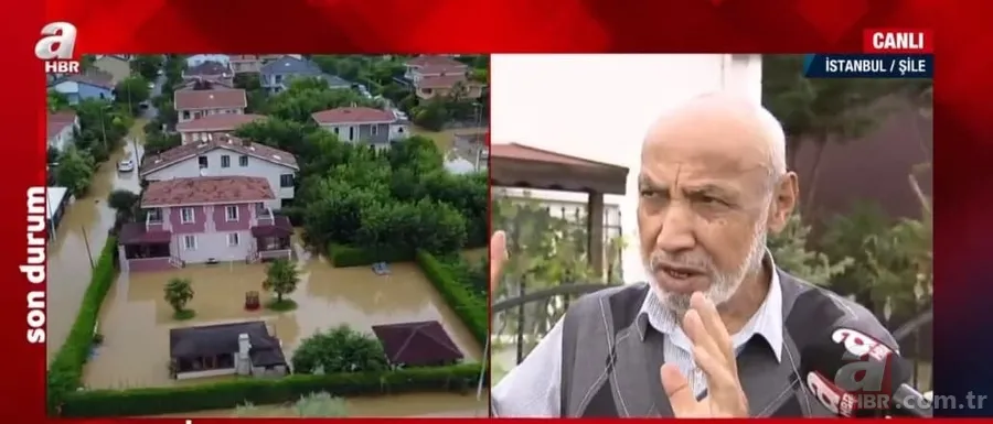 Şile'yi sağanak vurdu: Dereler taştı! Mahalle sular altında kaldı 7