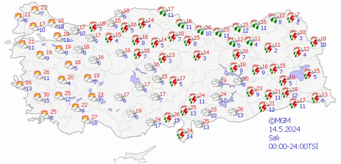 1715407459514.png İstanbul'da sağanak yağış alarmı! Meteoroloji'den 19 ile sarı kodlu uyarı! Hafta sonu dışarı çıkacaklar dikkat... - 9