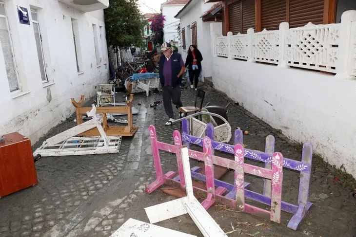 Depremin merkez üssünde dikkat çeken kare!