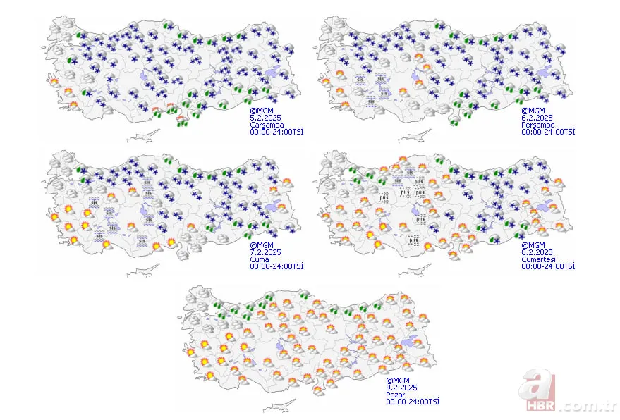 19 il için sarı alarm: İstanbul'da beklenen kar bugün başladı! Kaç gün sürecek? 10