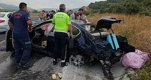 Çocuğu için aldığı arabada can verdi