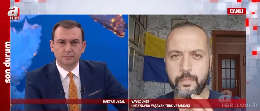 Kiev'de peş peşe patlamalar! Ukrayna'da yaşayan Türk vatandaşları yaşadıklarını A Haber canlı yayınında anlattı: Bomba sesleriyle uyandık 17