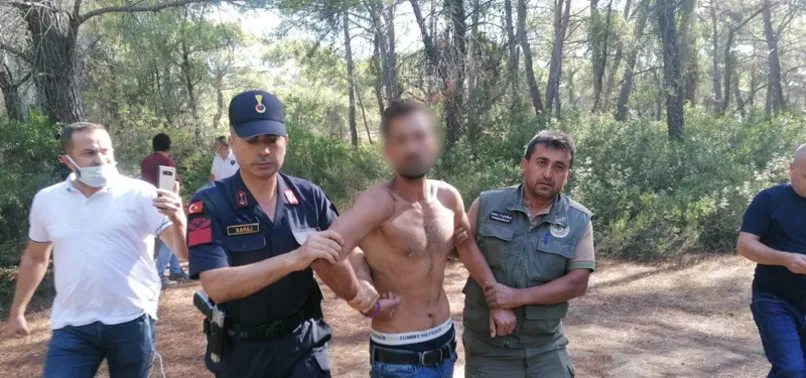 Manavgat'ta ormanı yakarken suçüstü yakalanan şüpheli suç makinesi çıktı! Annesine ait lüks evi yakmış
