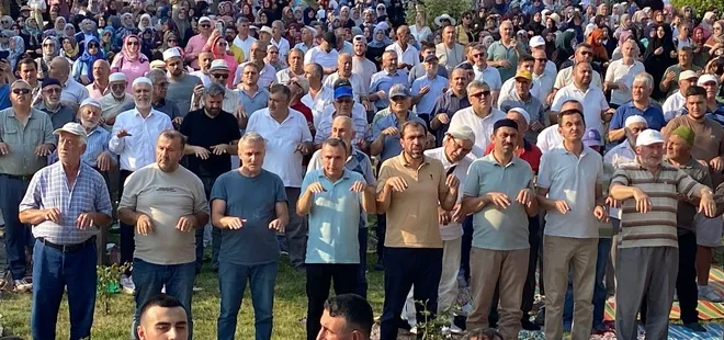 Orman yangınlarının devam ettiği Karabük’te yağmur duası