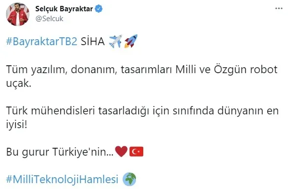 Selçuk Bayraktar’dan SİHA yorumu! Bu gurur Türkiye’nin...