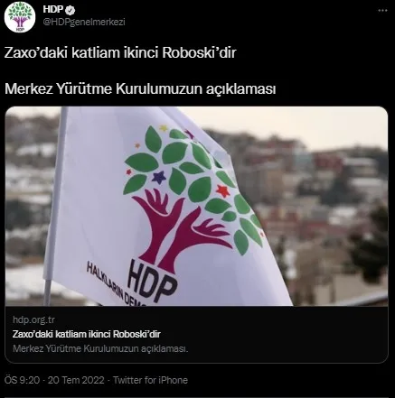 PKK’nın avukatı Diyarbakır Barosu: Teröristlerin saldırısından TSK’yı sorumlu tuttular