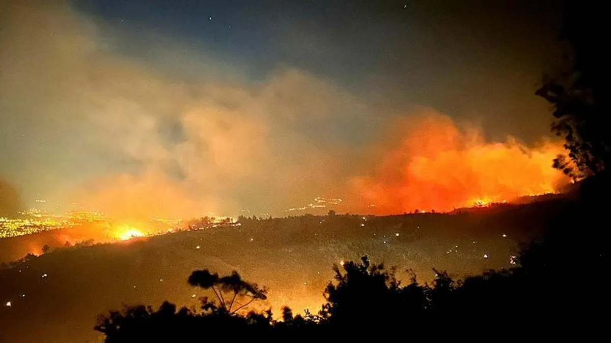 Hatay'da orman yangını! Ekiplerin canhıraş mücadelesi sürüyor | Can kaybı var mı? Valilikten açıklama