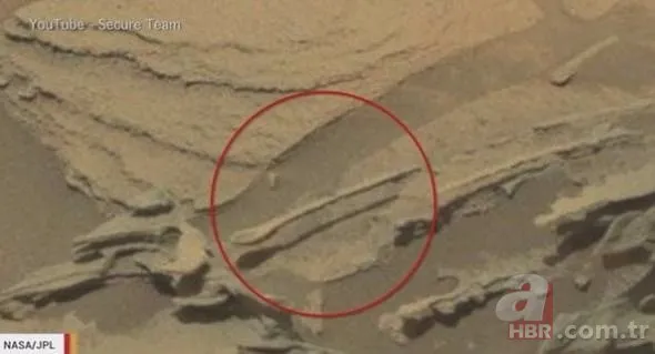 NASA yayınladı! Mars’ta saklanan kadın mı var?