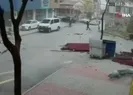 Çatı uçtu, direk devrildi o anlar kamerada
