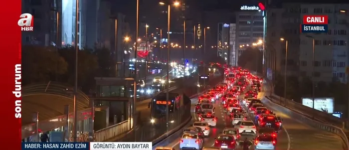İstanbul’da bayram göçü başladı! Köprü ve ana yollarda trafik yoğunluğu
