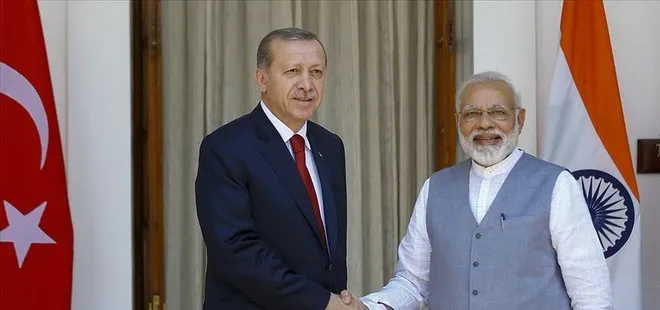 Son dakika: Başkan Erdoğan, Hindistan Başbakanı ile görüştü
