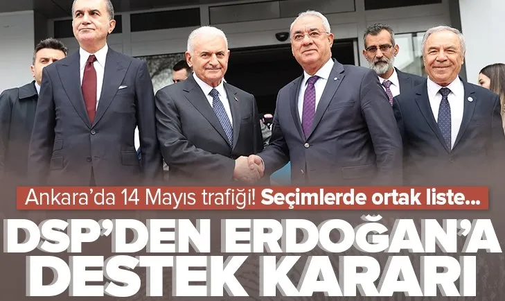 DSP’den Başkan Erdoğan’a destek kararı