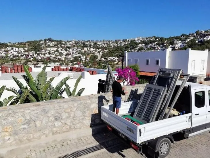 Yılmaz Özdil’in kaçak villasındaki yıkım sonunda tamamlandı!