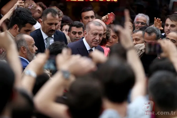 Başkan Erdoğan’dan Çengelköy’de esnaf ziyareti