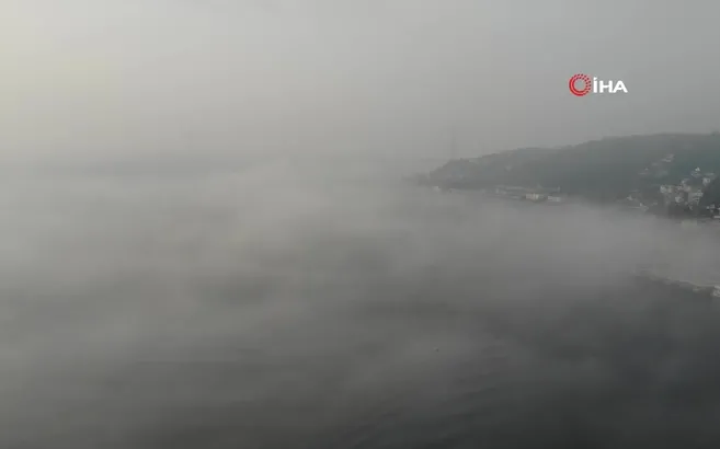 İstanbullular güne sisle uyandı