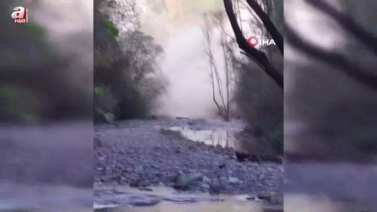 Hatay’da heyelan yaşandı