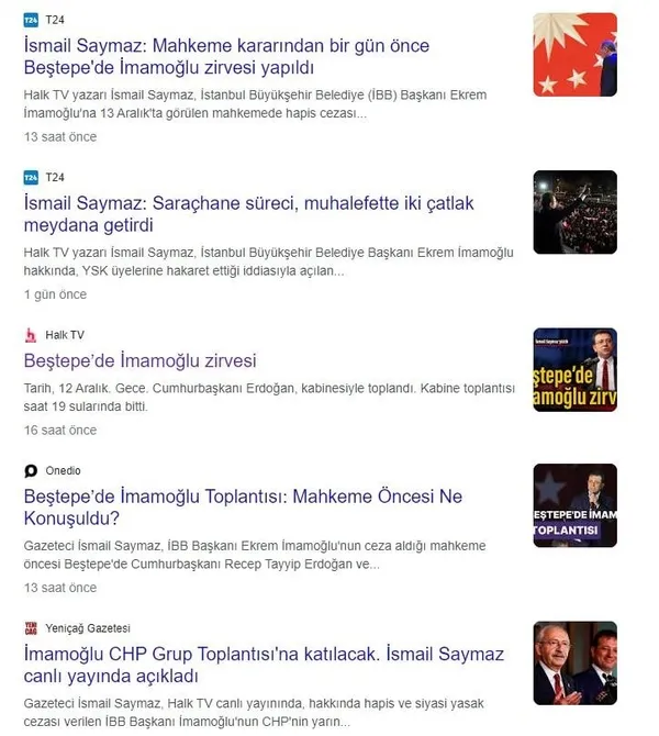 İsmail Saymaz’dan ’Beştepe’de İmamoğlu zirvesi’ algısı: Yalanı ortaya çıkınca özür dilemek zorunda kaldı