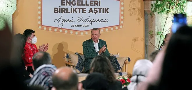 Son dakika: Başkan Erdoğan İzmir’de Engelleri Birlikte Aştık programında