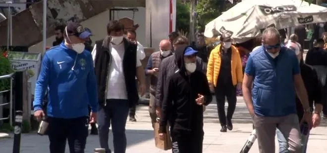 İstanbul’da coronavirüse aldırmayan vatandaşlar, Bağdat Caddesi’ni yine doldurdu